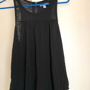 Black tank top